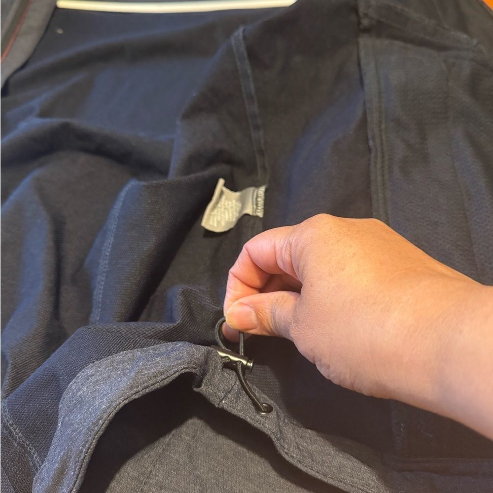 MICHAEL KORS MEN XL Grayish BLUE Zipper up windbreaker top Gorpcore Outdoors - Picture 10 of 13